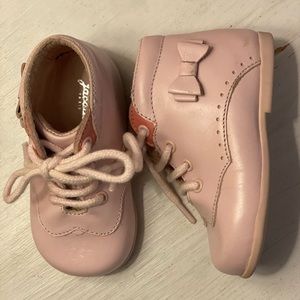 Jacadi Paris size 19/3.5 pink leather